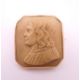 Four antique gold mounted carved stone classical portrait brooches. Three 3.5 cm high, the other 2. - Image 3 of 14