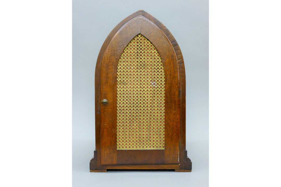 A Victorian inlaid mahogany mantle clock. 35 cm high. - Image 3 of 9