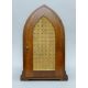 A Victorian inlaid mahogany mantle clock. 35 cm high. - Image 3 of 9