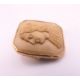Four antique gold mounted carved stone classical portrait brooches. Three 3.5 cm high, the other 2. - Image 5 of 14