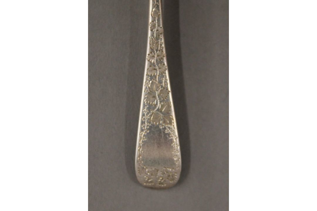 A cased set of silver teaspoons. 95.7 grammes. - Image 3 of 6