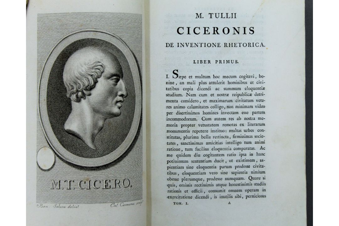 Cicero (M Tullius), Opera, 1797, 14 volumes, contemporary full tree calf, little worn, - Image 8 of 8
