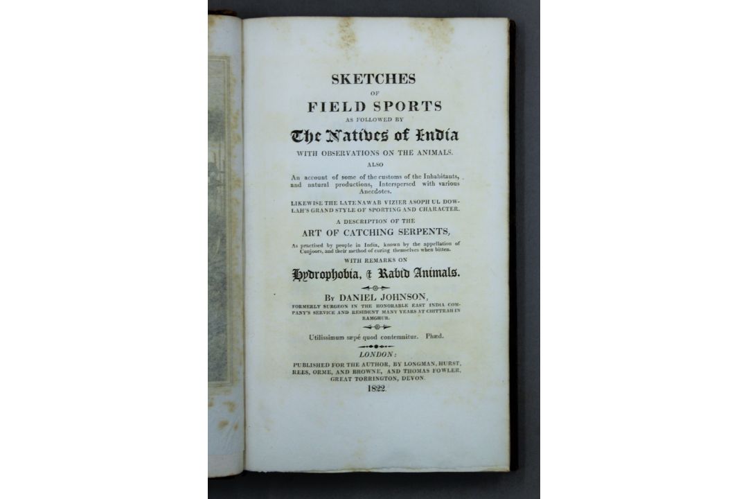 Johnson (Daniel), Sketches of Field Sports as Followed by the Natives of India, - Image 6 of 8