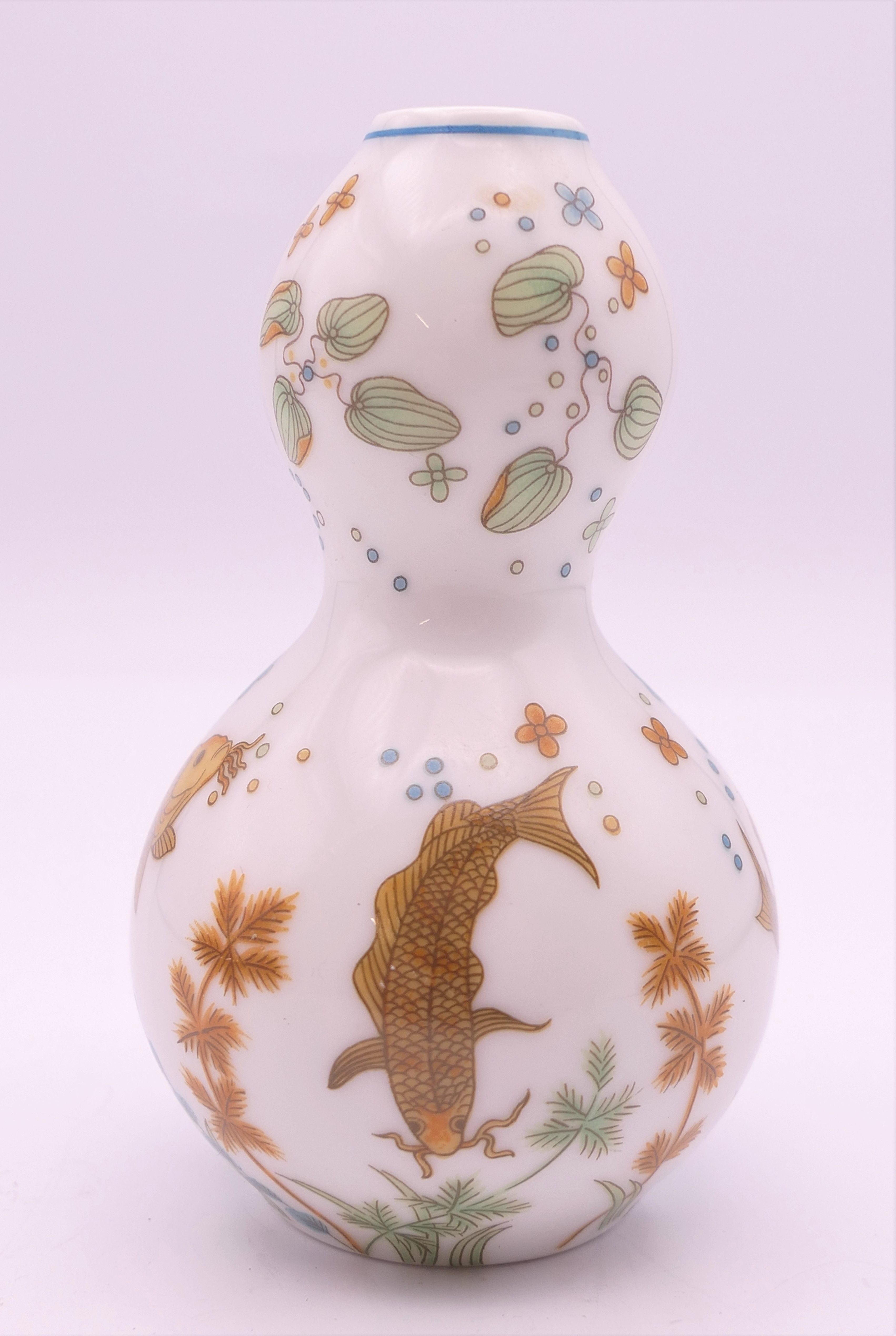 Three Chinese miniature vases. Tallest two each 8.5 cm high. - Image 14 of 19