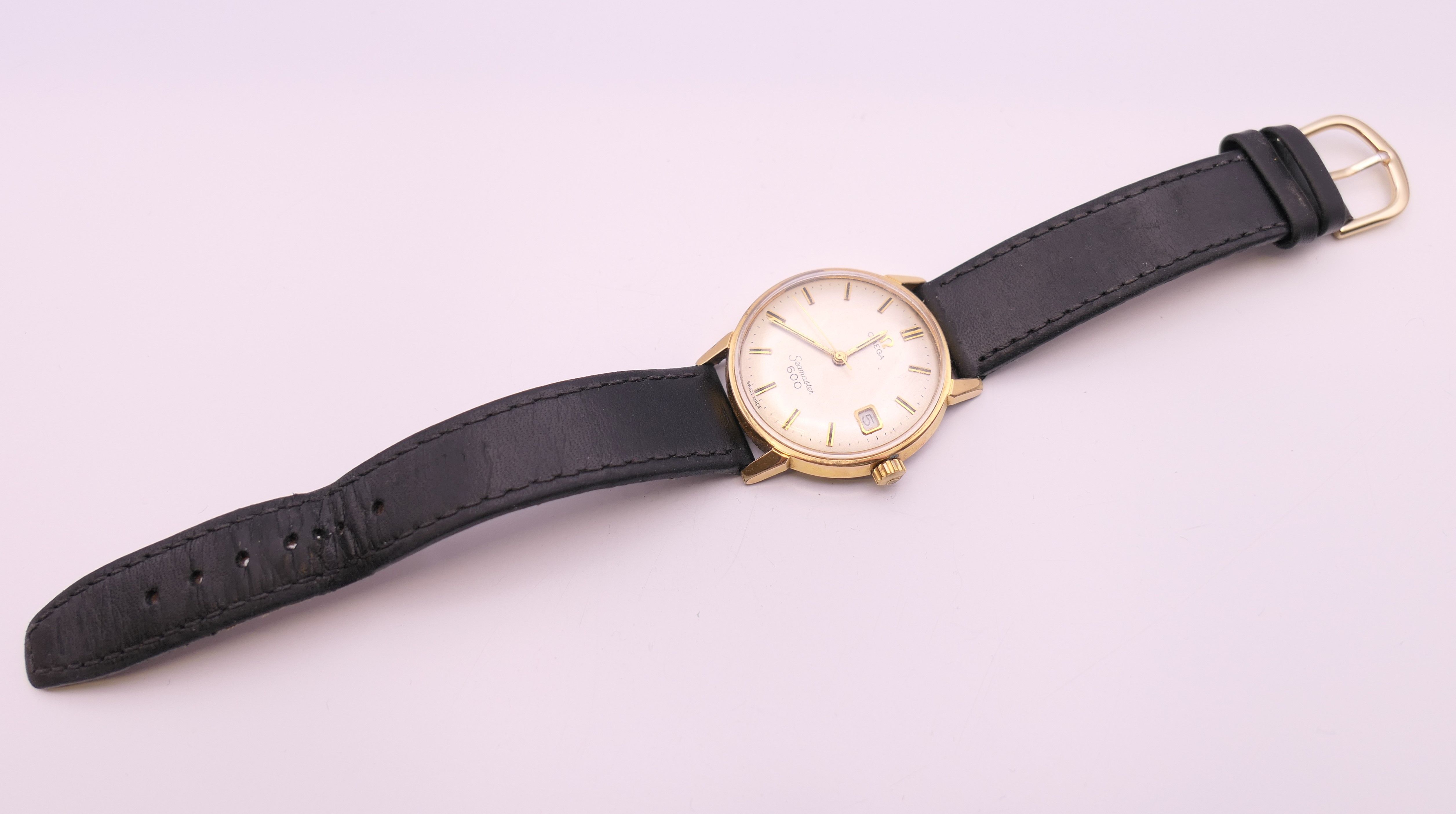 An Omega Seamaster 600 gentleman's wristwatch. 3.75 cm wide. - Image 4 of 7