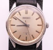 A Seiko stainless steel mechanical wristwatch,