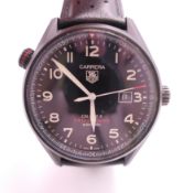 A Tag Heuer black coated titanium Carrera Drive Timer automatic wristwatch, ref WAR2A80, circa 2019,