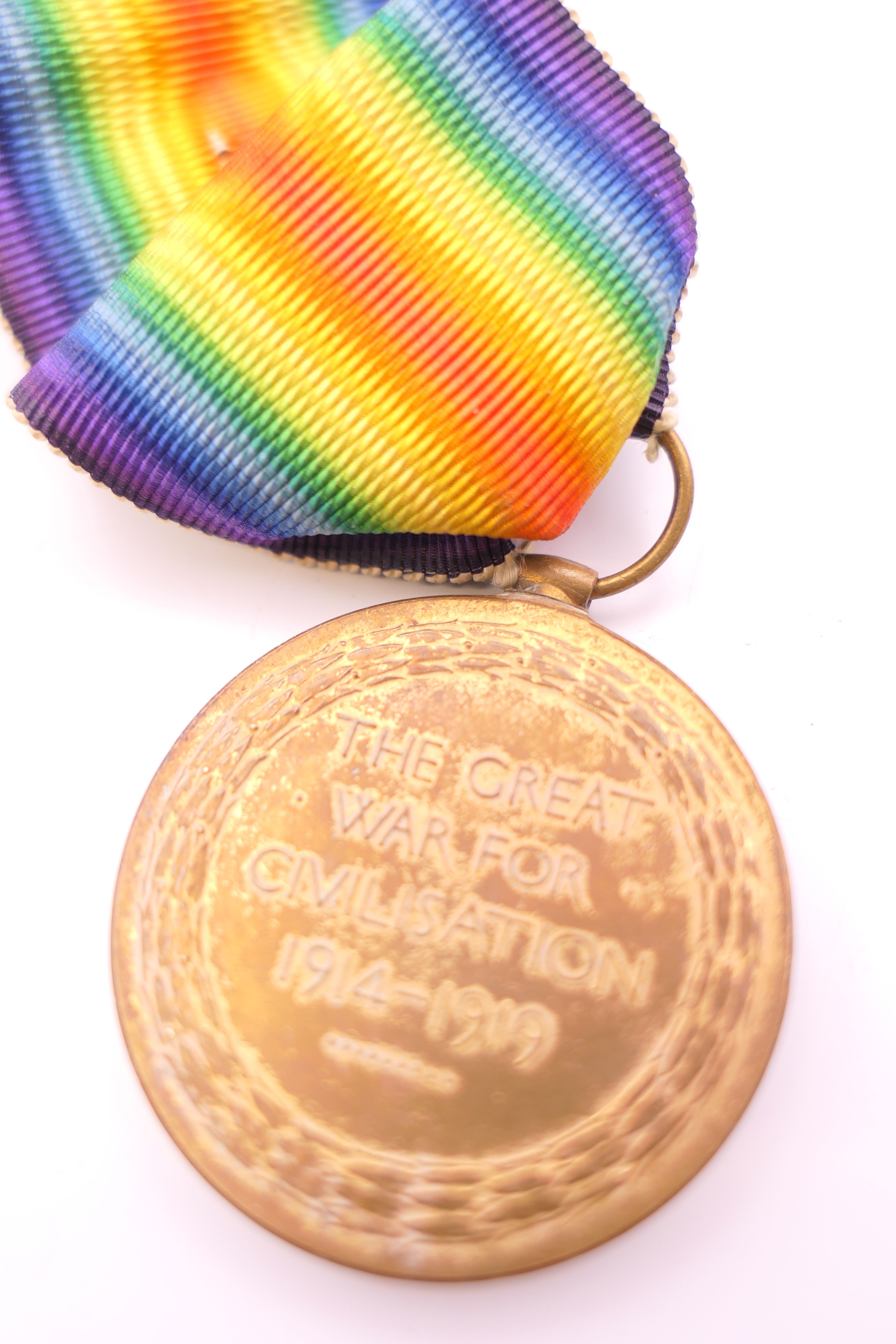 A trio of first world war medals awarded to 35116 DVR T BARRATT RA. - Image 3 of 15