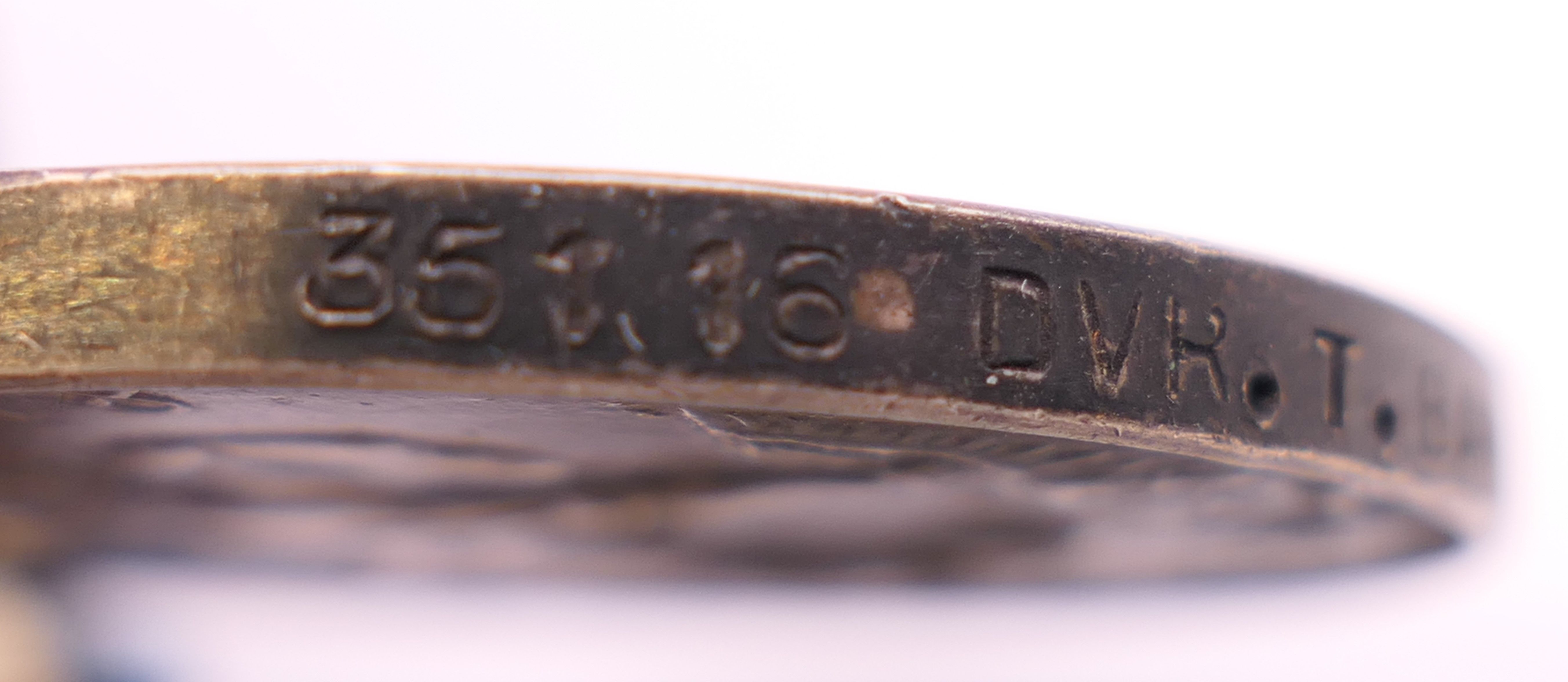 A trio of first world war medals awarded to 35116 DVR T BARRATT RA. - Image 13 of 15