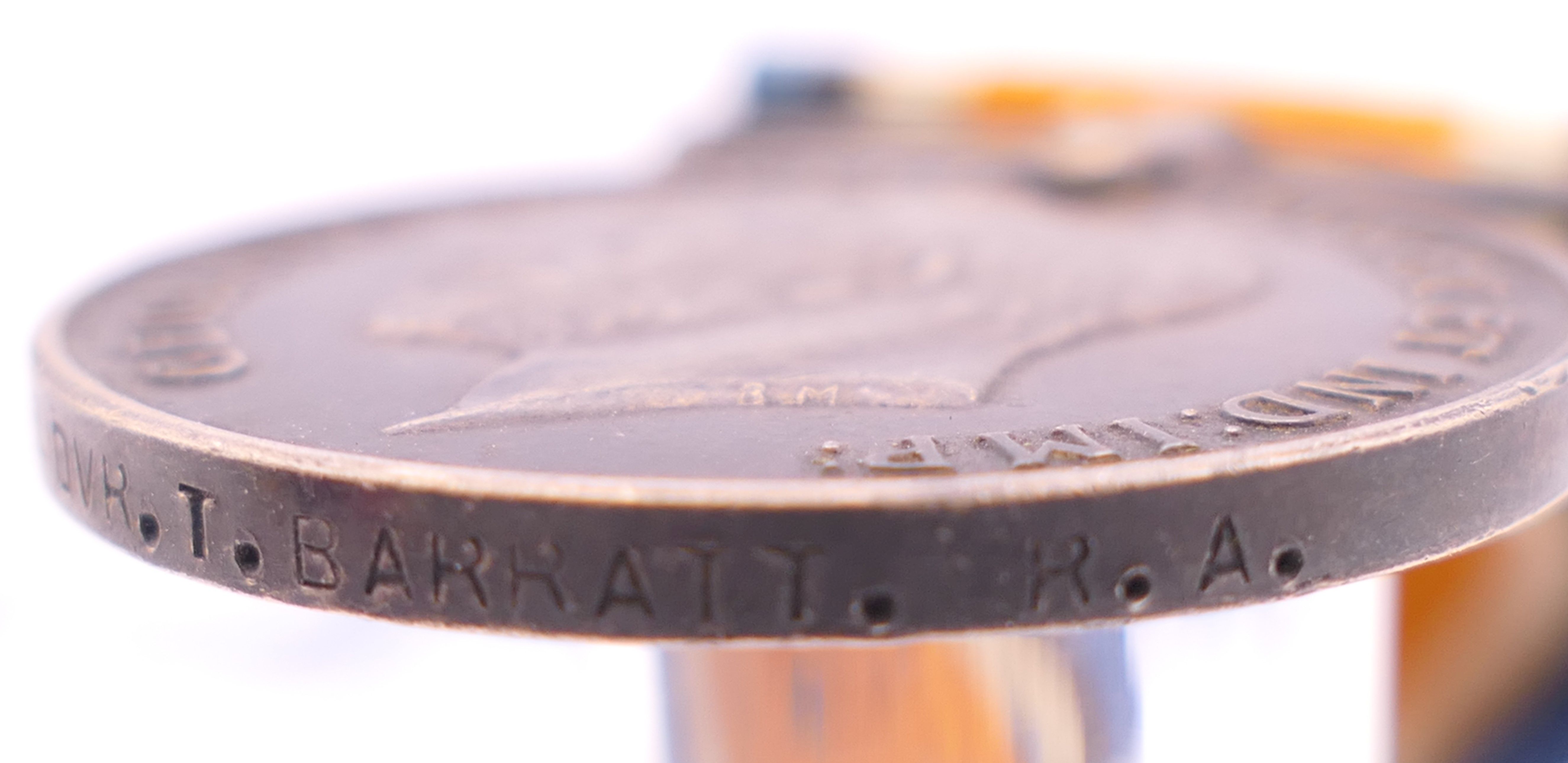 A trio of first world war medals awarded to 35116 DVR T BARRATT RA. - Image 15 of 15