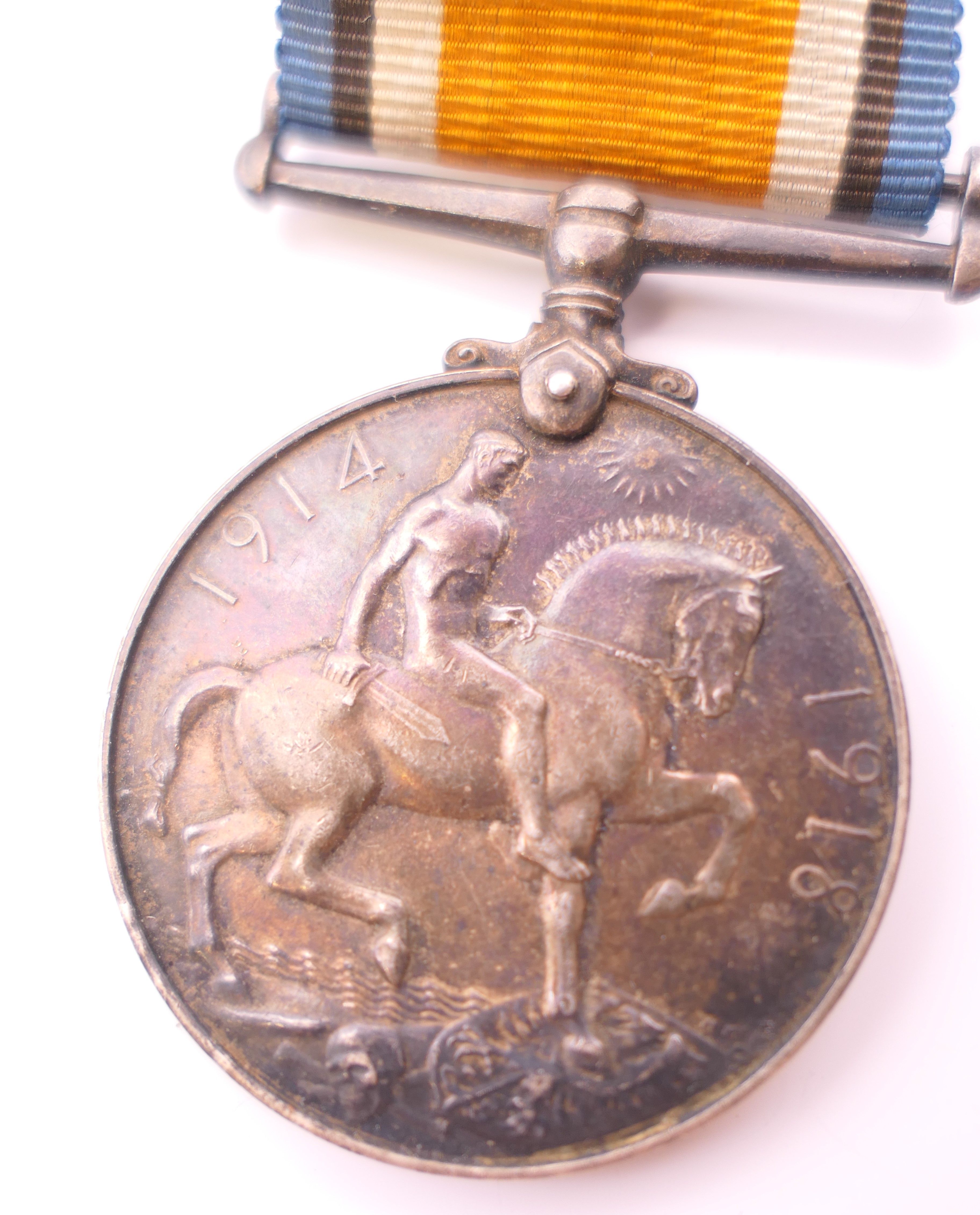 A trio of first world war medals awarded to 35116 DVR T BARRATT RA. - Image 12 of 15