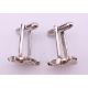 A Scottish Thistle brooch and matching cufflinks. Brooch 9 cm long. - Image 4 of 5