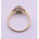 A 9 ct gold single stone emerald ring. Ring size M. 2.1 grammes total weight. - Image 5 of 6