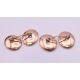 A vintage pair of Masonic rose gold backed cufflinks, boxed. 6.2 grammes total weight. - Image 5 of 5