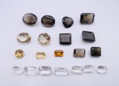 A bag of quartz, citrine,