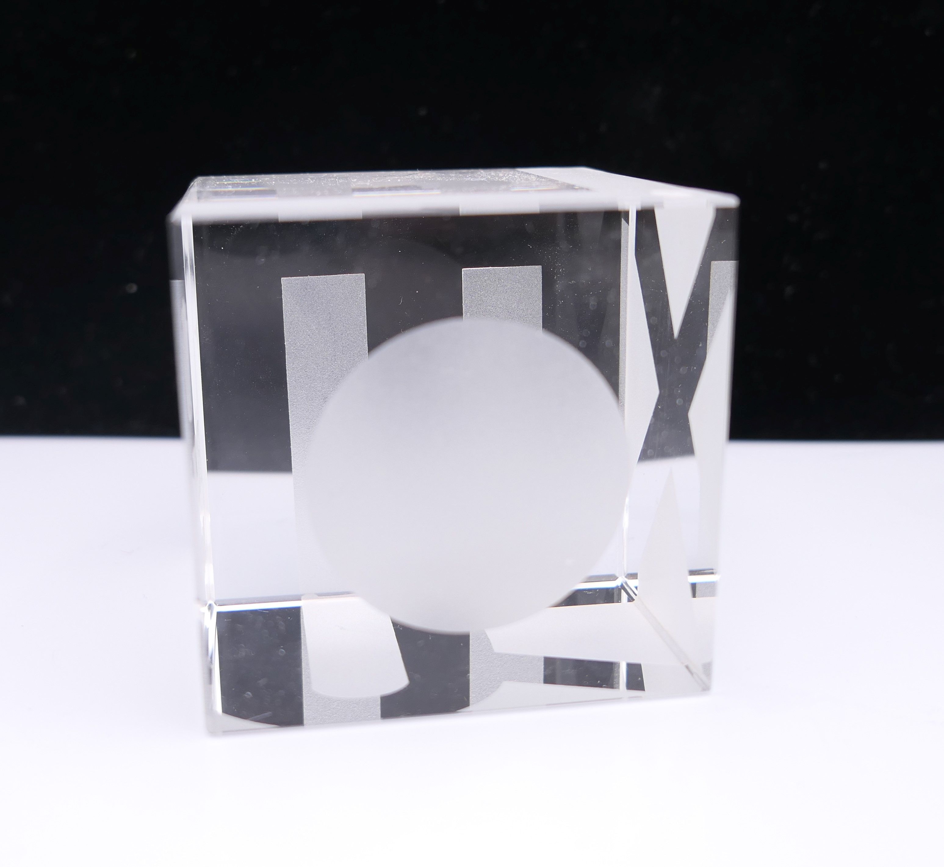 A Rolex glass paperweight. 5 cm wide. - Image 3 of 6