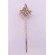 A Victorian Masonic rose cut diamond stick pin, boxed. 1.5 cm wide. - Image 2 of 9