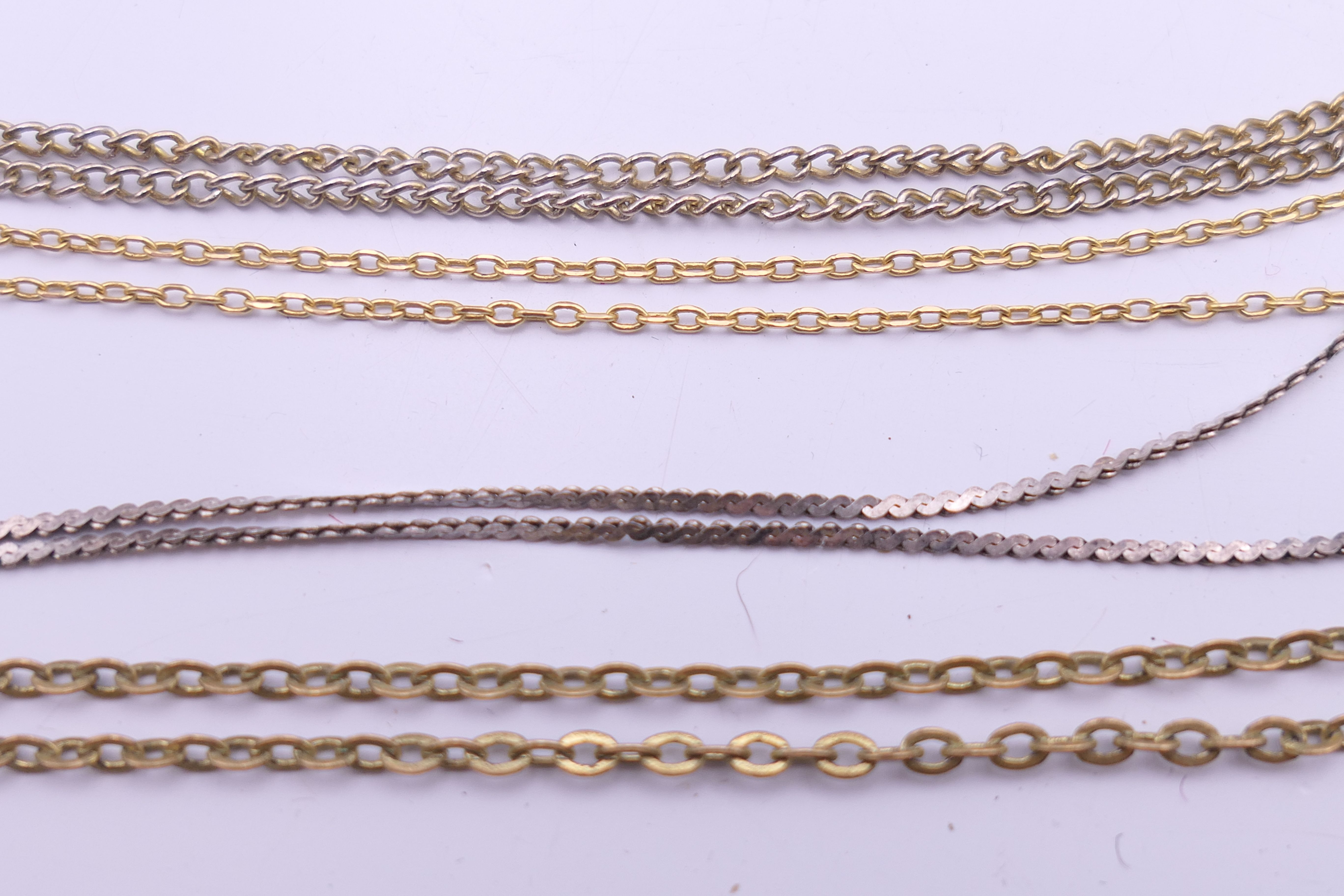A small quantity of miscellaneous jewellery including earrings, cufflinks, necklaces, - Image 9 of 21