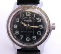 A gentlemen's Ramba antimagnetic wristwatch. 3.5 cm wide.