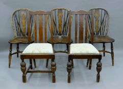 A quantity of various chairs.