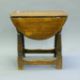 A Victorian mahogany Sutherland table and a 20th century oak drop leaf coffee table. - Image 2 of 7