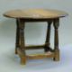 A Victorian mahogany Sutherland table and a 20th century oak drop leaf coffee table. - Image 4 of 7