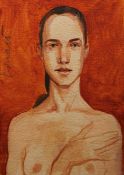 GEORGE DONALD RSA RSW (born 1943) British (AR), Nude, oil on board,