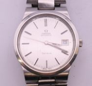 An Omega Automatic gentleman's wristwatch. 3.5 cm wide.