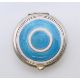 An silver and enamel decorated pill box, hallmarked for Birmingham 1910, - Image 1 of 5