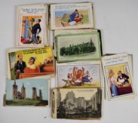 A collection of mainly early 20thC postcards including London, Sudbrook, Weston Super Mare, Donald