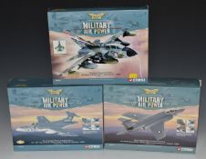 Three Corgi Aviation Archive Military Air Power 1:72 scale diecast model aircraft to include Panavia
