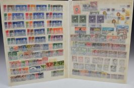 Two stockbooks of GB and Commonwealth stamps, all reigns including 1937 Royal Wedding omnibus