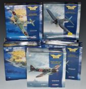 Seven Corgi The Aviation Archive 1:72 scale diecast model aircraft to include P51D Mustang