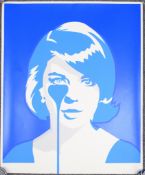 Charles Uzzell Edwards 'Pure Evil' (born 1968) signed limited edition (40/100) screen print