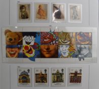 A mint Queen Elizabeth II GB stamp collection in two boxed Davos albums and a large GB stock album