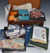 A large collection of mint and used New Zealand stamps in albums, loose, on stock pages etc,