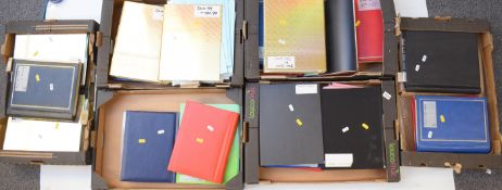 A mostly modern GB stamp collection in albums and folders including presentation packs, first day