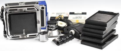 MPP 5x4 micro technical camera, with Schneider - Kreuznach Symmar 1:5.6/135 and Super Angulon 1:8/75