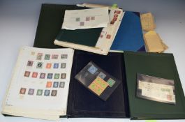 GB and world stamp collection, mint and used, in six albums / folders and loose, from early Queen