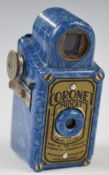 Blue Coronet Midget novelty miniature camera, to suit 16mm film