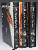 Neil Gaiman The Absolute Sandman (DC comic book), volumes 1-3 Vertigo 2006-2008 fully illustrated in