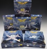 Six Corgi The Aviation Archive Military 1:144 scale diecast model aircraft to include Lockheed