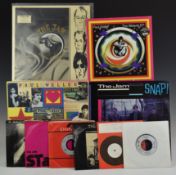 The Jam -  A collection of albums, singles, CD box set and framed newspaper covers