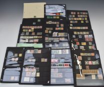 A selection of early world stamps on stock cards including Germany, German States, Italian Colonies,