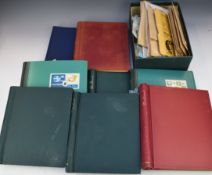 GB, Commonwealth and world stamp collection in four albums and two stockbooks, with further two