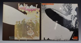 Led Zeppelin - 2 albums comprising Led Zeppelin (588171) Warner Bros credit, record appears Ex, less