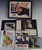 Six movie or film lobby cards comprising Al Pacino Serpico, Love With The Proper Stranger, Trouble