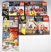 Four Lego Technic sets comprising 8851 Excavator, 8841 Dune Buggy, 8030 Universal Set and 8700 Power