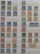 A stockbook containing a mint and used collection of stamps from France, from 1849 Ceres issues to