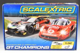 Scalextric GT Champions model slot car racing set, C1207, in original box.